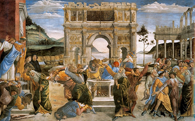 Punishment of the Rebels Sandro Botticelli